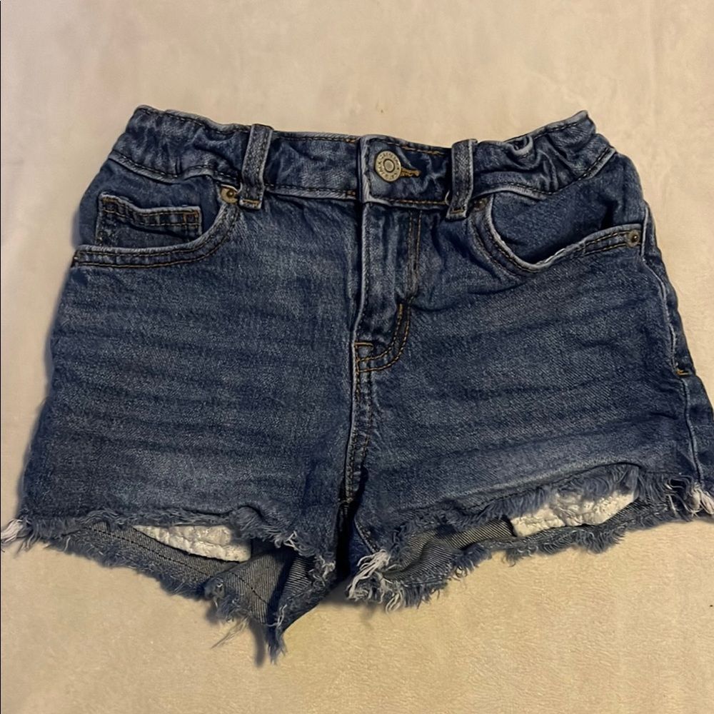 Cat & Jack Blue Distressed Denim Shorts